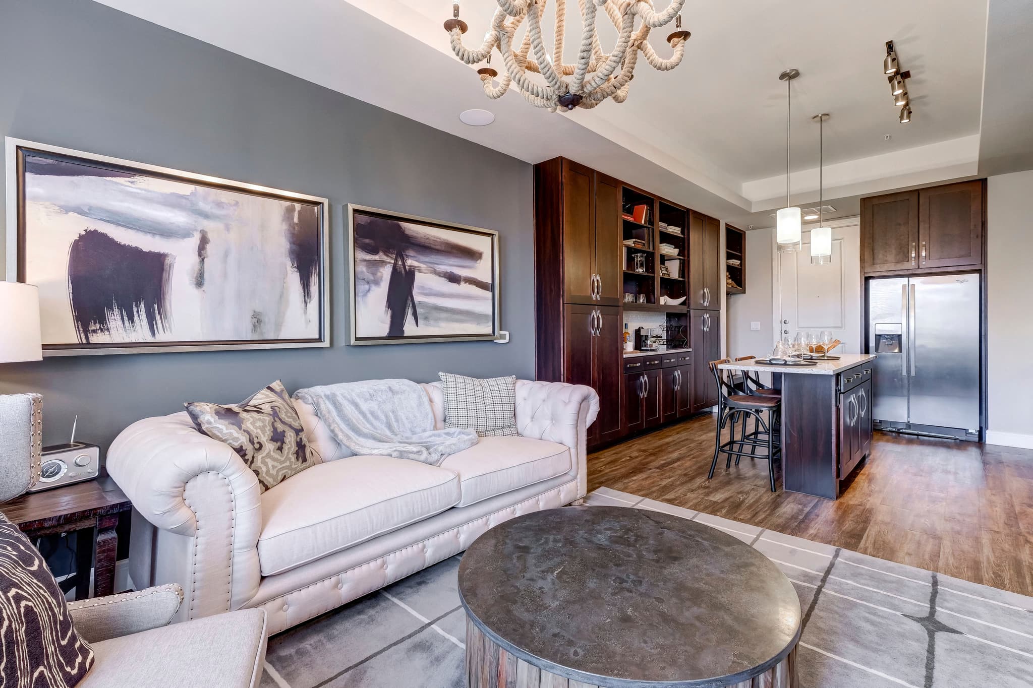 The Kathryn Living Room and Kitchen